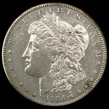 1884-S Morgan Silver Dollar CHOICE AU