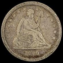 1840-O Seated Liberty Quarter NICELY CIRCULATED