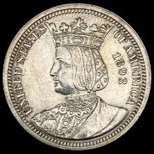 1893 Isabella Quarter UNCIRCULATED