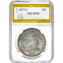 1877-S Trade Dollar PGA MS65