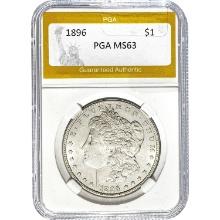 1896 Morgan Silver Dollar PGA MS63