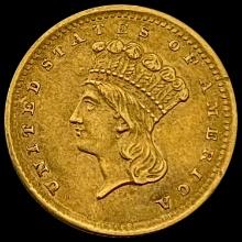 1856 Indian Princess Head Gold Dollar UNCIRCULATED UNCIRCULATED
