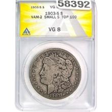 1903-S Morgan Silver Dollar ANACS VG8