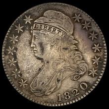 1820 Capped Bust Half Dollar NICELY CIRCULATED