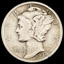 1921 Mercury Dime LIGHTLY CIRCULATED