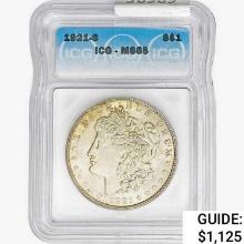 1921-S Morgan Silver Dollar ICG MS65