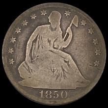 1850-O Seated Liberty Half Dollar CLOSELY UNCIRCULATED