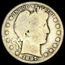 1897-O Barber Half Dollar NICELY CIRCULATED