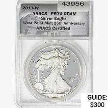 2013-W Silver Eagle ANACS PR70 DCAM