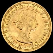 1966 UK  Gold Sovereign AGW.2355oz GEM BU