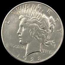 1928 Peace Dollar LIGHTLY CIRCULATED