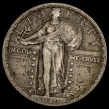 1919 Standing Liberty Quarter LIGHTLY CIRCULATED LIGHTLY CIRCULATED