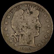 1904-S Barber Half Dollar NICELY CIRCULATED