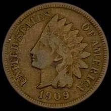 1909-S Indian Head Cent LIGHTLY CIRCULATED