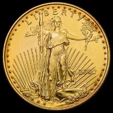 2001 US 1/4oz Gold Eagle SUPERB GEM BU