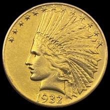 1932 $10 Gold Eagle CLOSELY UNCIRCULATED