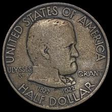 1922 Grant Half Dollar NICELY CIRCULATED