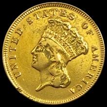 1878 $3 Gold Piece LIGHTLY CIRCULATED