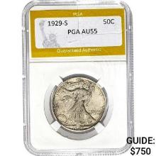 1929-S Walking Liberty Half Dollar PGA A