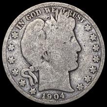 1904-S Barber Half Dollar NICELY CIRCULATED