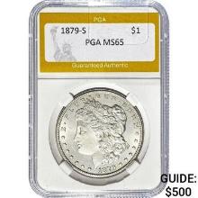 1879-S Morgan Dollar PGA MS65