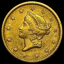 1851 Rare Gold Dollar CLOSELY UNCIRCULATED