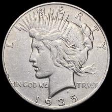 1935-S Silver Peace Dollar NEARLY UNCIRCULATED