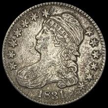 1831 Capped Bust Half Dollar CLOSELY UNCIRCULATED CLOSELY UNCIRCULATED