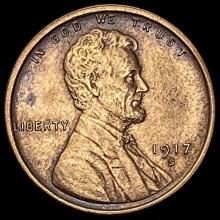 1917-S Lincoln Wheat Cent CHOICE BU