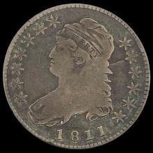 1811 Capped Bust Half Dollar NICELY CIRCULATED