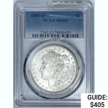 1885-O Morgan Dollar PCGS MS65 SILVER