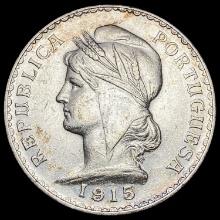 1915 Portugal 1 Escudo CHOICE AU
