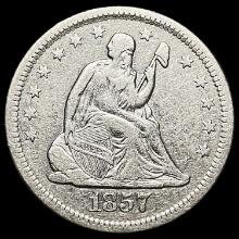 1857-O Seated Liberty Quarter LIGHTLY CIRCULATED LIGHTLY CIRCULATED