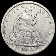 1867-S Seated Liberty Half Dollar CLOSELY UNCIRCULATED