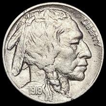 1919-D Buffalo Nickel LIGHTLY CIRCULATED