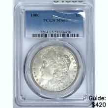 1900 Morgan Dollar PCGS MS65