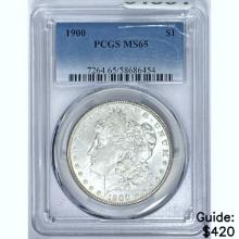 1900 Morgan Dollar PCGS MS65 SILVER