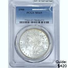 1900 Morgan Dollar PCGS MS65 SILVER