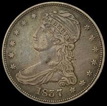 1837 Capped Bust Half Dollar ABOUT UNCIRCULATED
