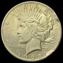 1928 Peace Dollar NEARLY UNCIRCULATED