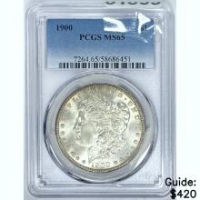 1900 Morgan Dollar PCGS MS65 SILVER