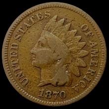 1870 Indian Head Cent LIGHTLY CIRCULATED