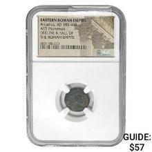 East Roman Arcadius, AD 383-408 AE3 Nummus NGC