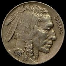 1931-S Buffalo Nickel NEARLY UNCIRCULATED