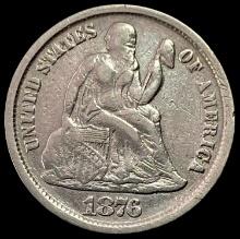 1876-CC Seated Liberty Dime HIGH GRADE