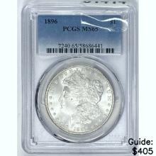 1896 Morgan Dollar PCGS MS65 SILVER