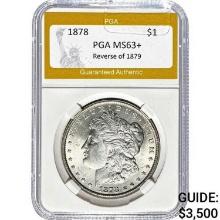 1878 Morgan Dollar Reverse of 1879 PGA M