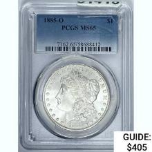 1885-O Morgan Dollar PCGS MS65 SILVER
