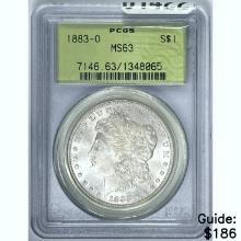 1883-O Morgan Dollar PCGS MS63 SILVER