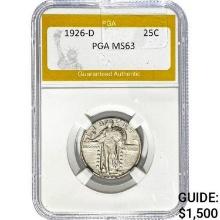 1926-D Standing Liberty Quarter PGA MS63